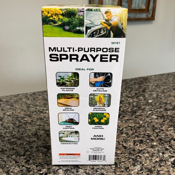 Multi-Purpose Sprayer with Green and Red Nozzle NEW - Picture 7 of 7